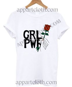 Girl Power Pretty Rose T Shirt Size S,M,L,XL,2XL