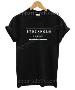 Stockholm Street T Shirt Size S,M,L,XL,2XL