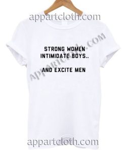 Strong Women Intimidate Boys Style Funny America Shirts