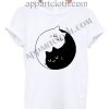 Yin Yang Cats Kittens T Shirt Size S,M,L,XL,2XL