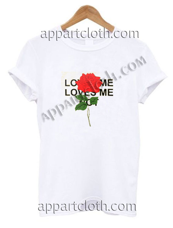 love me love me not roses Funny Shirts For Guys Size S,M,L,XL,2XL