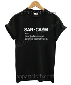 Sarcasm Definition Funny Shirts