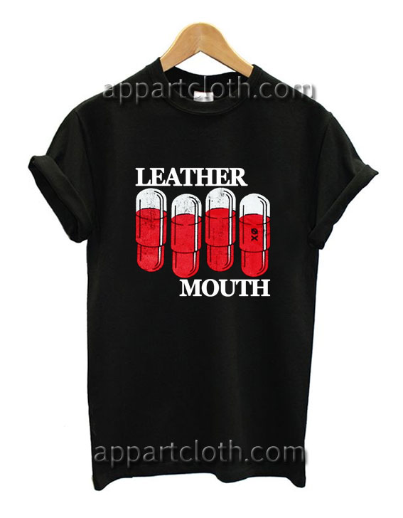 Leather Mouth Funny Shirts