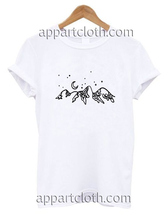 Moon Stars Travel Adventure Funny Shirts