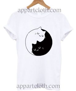 Yin Yang Cats Kittens Funny Shirts