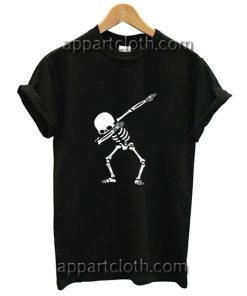 Dabbing Skeleton Skull Dance Funny Shirts