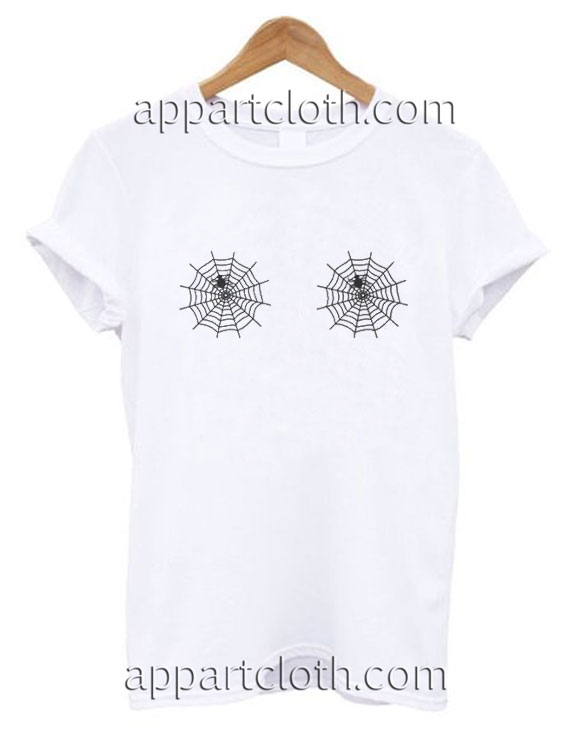 Spider web boobs Funny Shirts