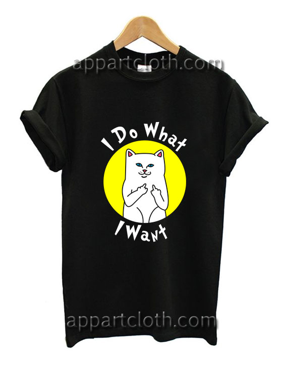 Cat Middle Finger Funny Shirts