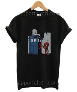 Deadpool tardis Funny Shirts