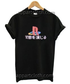 Playstation Japanese Katakana Funny Shirts