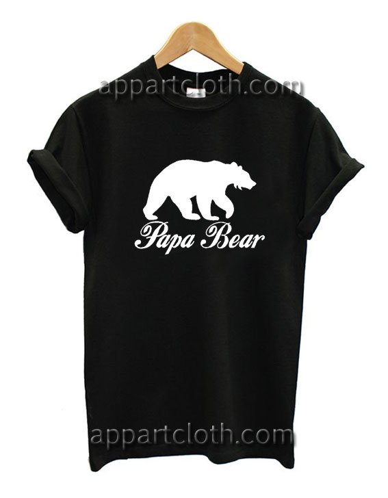 Gift For Dad Papa Bear Funny Shirts