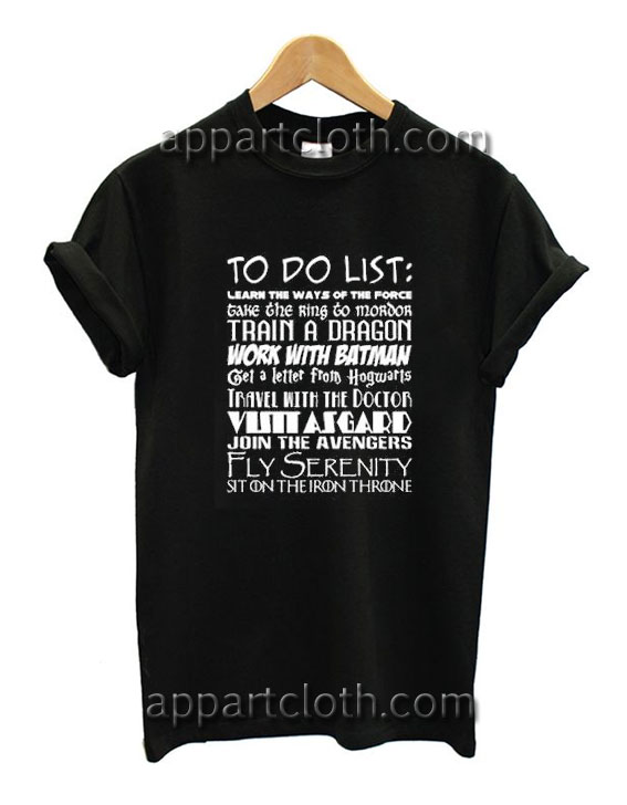 Fandom To Do List Quotes Funny Shirts, Funny America Shirts Fandom To Do List Quotes Funny Shirts, Funny America Shirts