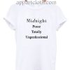 Midnight Pose Funny Shirts