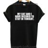 My cat and I talk shit about you Funny Shirts