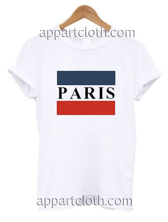 Paris Striped Flag Funny Shirts