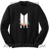 BTS floral logo Unisex Sweatshirts