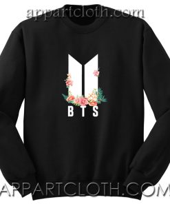 BTS floral logo Unisex Sweatshirts