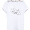 I'll Love you for a thousand years Lyrics Quote Funny Shirts