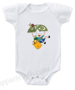 Adventure Time Jack and Fine Funny Baby Onesie