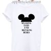Wearing Ears and Drinking Beers Funny Shirts