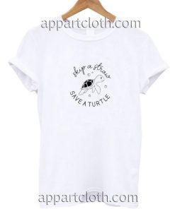 Skip a Straw Save a Turtle Funny Shirts