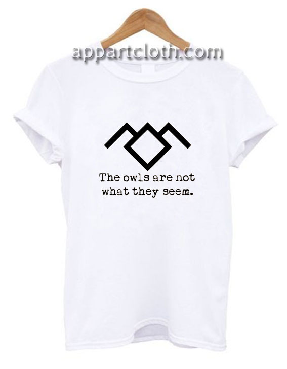 Black Lodge Owls Quote Peaks Funny Shirts