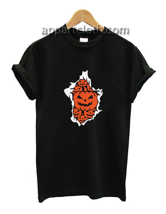 Halloween Pumpkins Burst Funny Shirts