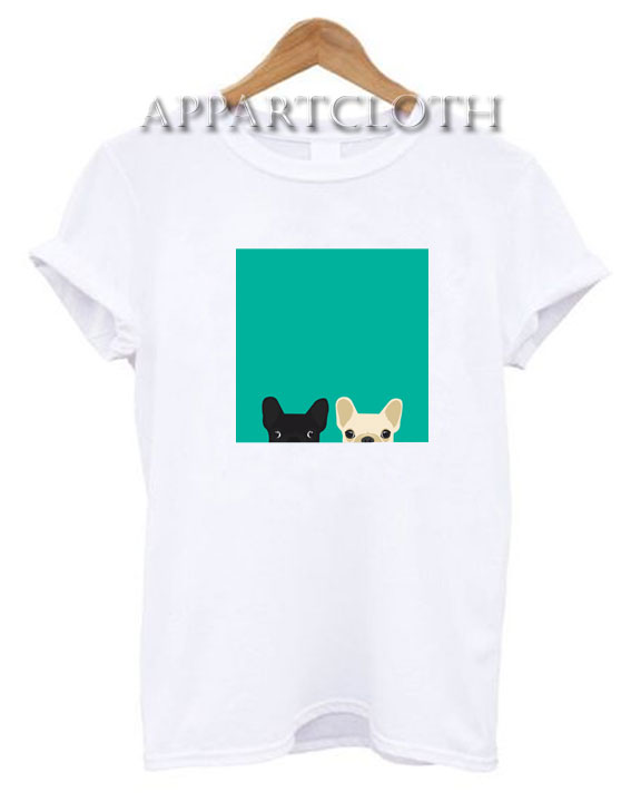 2 French Bulldogs Funny Shirts
