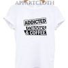Addicted To Books And Coffee Funny Shirts
