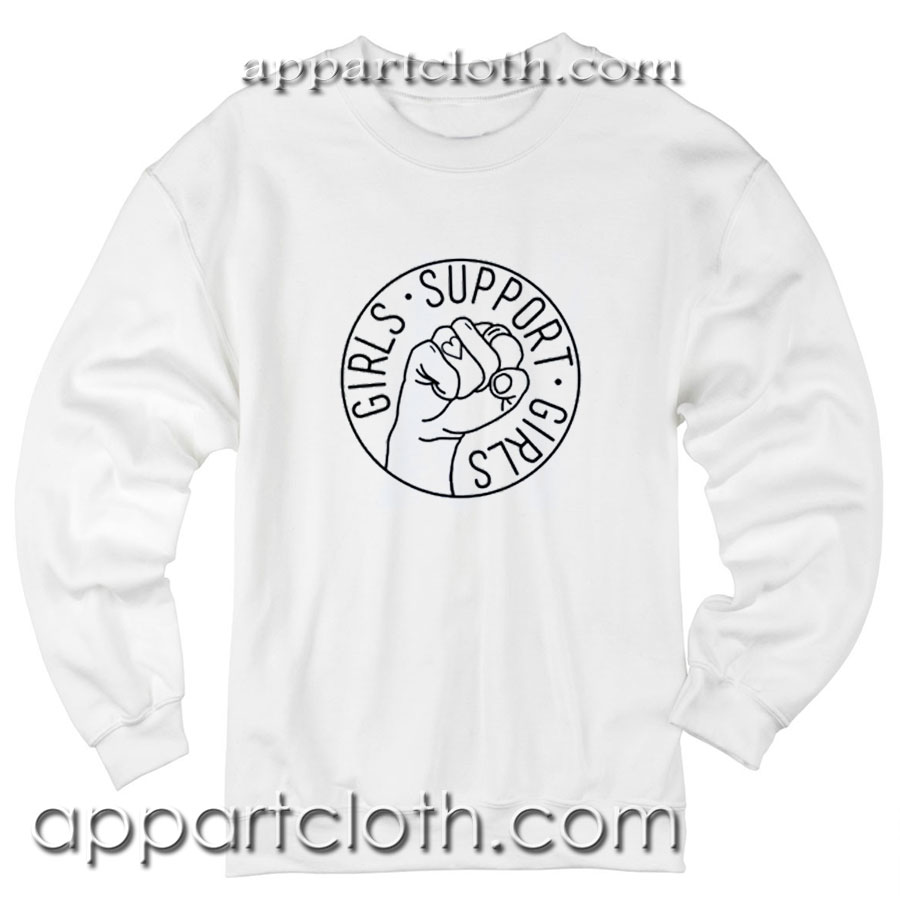 Girls Support Girls Feminist Unisex Sweatshirt