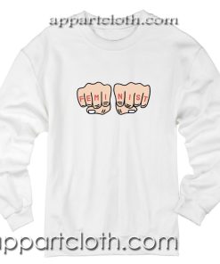 The feminist has landed Unisex Sweatshirt