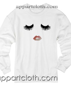 Eyelashes And Lips Unisex Sweatshirt