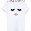 Eyelashes And Lips Funny Shirts