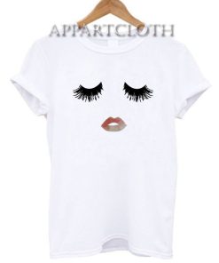 Eyelashes And Lips Funny Shirts