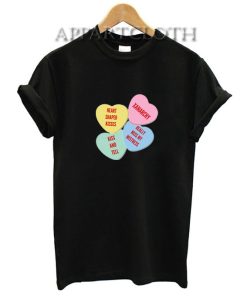 Heart Shaped Kisses Funny Shirts