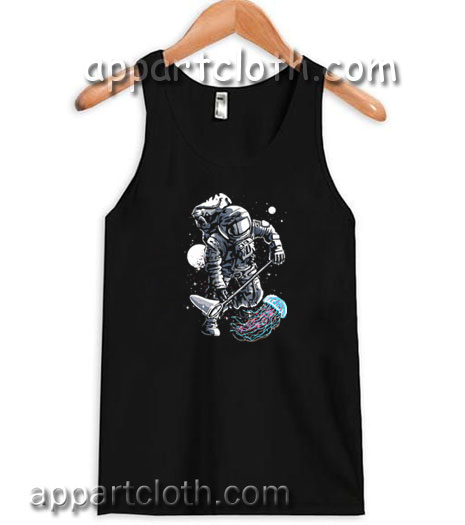 Astronaut Jellyfish Adult tank top