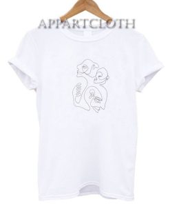 Christiane Spangsberg Line Face Funny Shirts