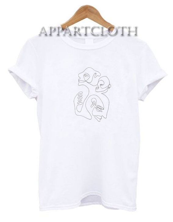 Christiane Spangsberg Line Face Funny Shirts
