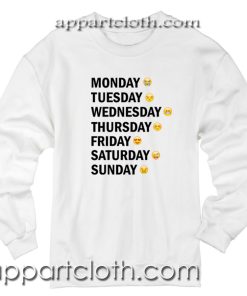Days Emotion Funny Unisex Sweatshirt