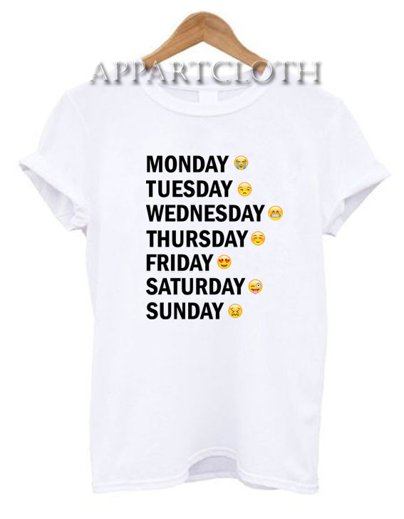 Days Emotion Funny Funny Shirts