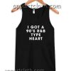 I got 90's R&B type heart Adult tank top
