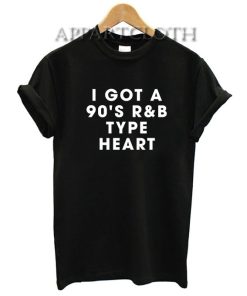 I got 90's R&B type heart Funny Shirts