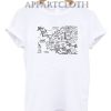 New York City Map Illustration and Wall Decal Funny Shirts