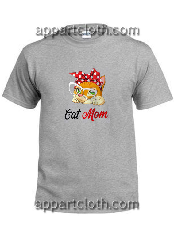 Cat bow head cat mom Funny Shirts