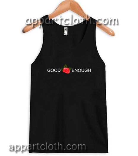 GOOD ENOUGH Red Rose Adult tank top