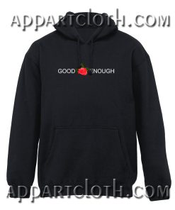 GOOD ENOUGH Red Rose Hoodie