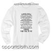 This Girl Was Born In April Unisex Sweatshirt