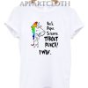 Unicorn rock paper scissors throat punch I win Funny Shirts