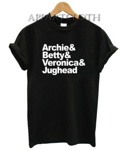 Archie comics betty veronica and jughead Unisex Tshirt