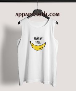 Banana Smile Adult tank top